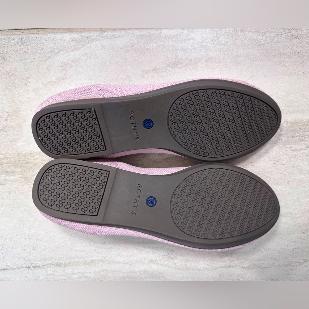 Rothy’s Petal Pink Round Toe Ballet Flat Size 7 - Picture 7 of 7